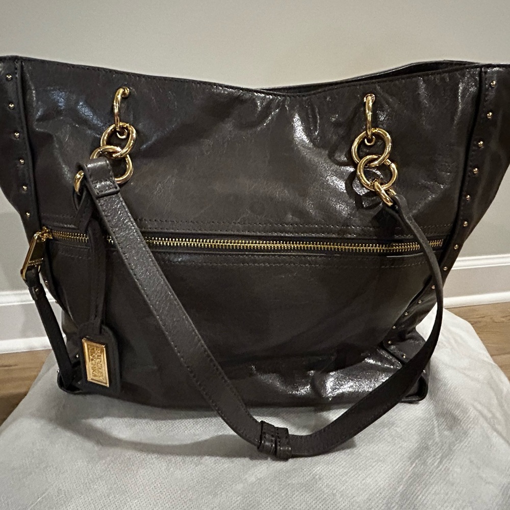 Badgley Mischka Leather Tote Bag